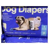 LOT OF 6 up&up Dog Diapers Size Small 12" To 19" Waist From 10-35 Lb.