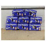 LOT OF 8 up&up Dog Diapers Size X-Small 10" To 12" Waist Up To 10 Lb.