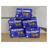 LOT OF 5 up&up Dog Diapers Size L/XL 22" To 37" Waist Over 70 Lb.