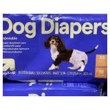 LOT OF 8 up&up Dog Diapers Size X-Small 10" To 12" Waist Up To 10 Lb.