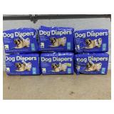 LOT OF 6 up&up Dog Diapers Size Small 12" To 19" Waist From 10-35 Lb.