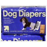 LOT OF 8 up&up Dog Diapers Size X-Small 10" To 12" Waist Up To 10 Lb.