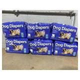 LOT OF 6 up&up Dog Diapers Size Small 12" To 19" Waist From 10-35 Lb.