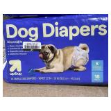 LOT OF 6 up&up Dog Diapers Size Small 12" To 19" Waist From 10-35 Lb.