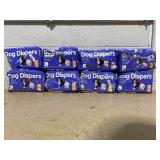 LOT OF 8 up&up Dog Diapers Size X-Small 10" To 12" Waist Up To 10 Lb.