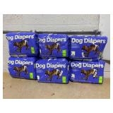 LOT OF 6 up&up Dog Diapers Size Medium 19" To 28" Waist From 35-70 Lb.