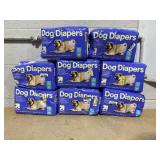LOT OF 8 up&up Dog Diapers Size Small 12" To 19" Waist From 10-35 Lb.