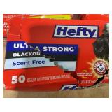 LOT OF 9 Hefty Trash Bags