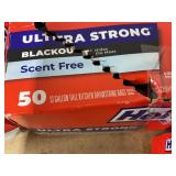 LOT OF 9 Hefty Trash Bags