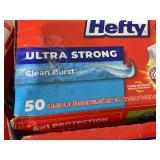 LOT OF 9 Hefty Trash Bags