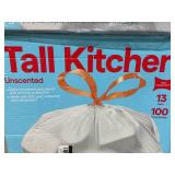 LOT OF 9 up&up Trash Bags