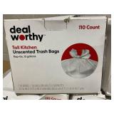 LOT OF 9 Deal Worthy Trash Bags