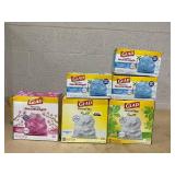 LOT OF 6 Glad Trash Bags