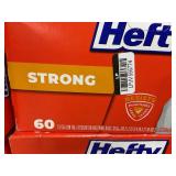 LOT OF 9 Hefty Trash Bags