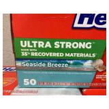 LOT OF 9 Hefty Trash Bags