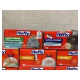 LOT OF 9 Hefty Trash Bags