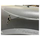 Petmate Pet Porter Traditional Travel Dog Kennel Portable Plastic Carrier, Medium to Large 36" for Dogs 50-70 lb, Gray (Transit Damage. Missing Tie Downs, See Photos)