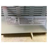 Vissani 19 in. 0.9 cu. ft. 900-Watt Countertop Microwave Oven in Stainless Steel with Convection and Air Fry Model # VSCMAF09S2A09A