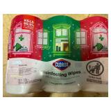 LOT OF 8 Clorox Disinfecting Wipes (3 Packs)