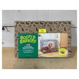 Boots & Barkley 2 Door Wire Collapsible Dog Crate - Black - Medium Size 30"x19"x21"