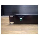 Sanus CAPTRT 1U rack-mount, 12-volt DC MultiVolt power supply designed for AV racks