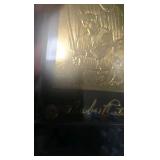 Babe ruth 22 carat gold card