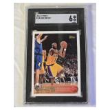 Kobe Bryant Rookie 1996-97 Topps #138 SGC Graded 6 - Los Angeles Lakers Basketball Card