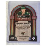 Kirill Kaprizov 2022-23 Parkhurst Champions Jukebox Heroes Die Cut Foil SP #JH-4 - Minnesota Wild Hockey Card
