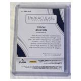 Byron Buxton 2022 Panini Immaculate Collection Dual Relic #IMD-BB and Numbered 33/99 - Minnesota Baseball Card