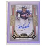 Torii Hunter 2024 Topps Tier One On Card Auto #PPA-TH  and Numbered 253/299 - Minnesota Twins Baseball Card