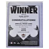 Juan Soto 2024 Topps Home Run Challenge Winner #HRCW-20 and Numbered 891/923 - New York Yankees Baseball Card