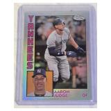 Aaron Judge 2019 Topps Chrome Refractor #84TC-1 - New York Yankees Baseball Card