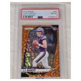 J.J. McCarthy Rookie 2024 Panini Prizm Disco Prizm #400 PSA Graded 8 - Minnesota Vikings Football Card