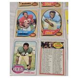 Lot of 16 Vintage Football Cards from the Late 60s Featuring Joe Ferguson, Dave Grayson, and Johnny Roland