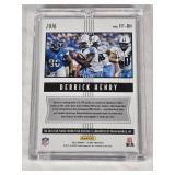 Derrick Henry 2020 Panini Score Freshman Flashbacks Relic #FF-DH - Tennessee Titans Football Card
