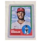 Zack Wheeler 2022 Topps Green Border SP #2 and Numbered 72/125 - Philadelphia Phillies Baseball Card