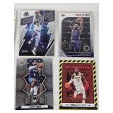 Lot of 8 LeBron James Basketball Cards including Panini, Mosaic, and NBA Hoops with special features like Thunder Lane and Dynamos.