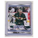 Jesper Wallstedt Rookie 2024-25 Upper Deck MVP #237 - Minnesota Wild Hockey Card