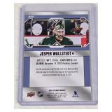 Jesper Wallstedt Rookie 2024-25 Upper Deck MVP #237 - Minnesota Wild Hockey Card