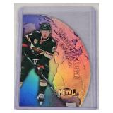 Kirill Kaprizov 2021-22 Skybox Metal Universe Planet Metal Die Cut Foil Relic #PM-8 - Minnesota Wild Hockey Card