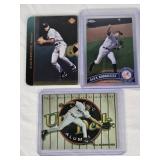 Lot of 3 Alex Rodriguez Baseball Cards including Rookie, Refractor and Insert