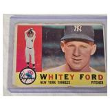 Whitey Ford 1960 Topps #35 - New York Yankees Vintage Baseball Card