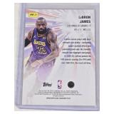 LeBron James 2025 Topps Power Players Foil Insert PP-7 - Los Angeles Lakers Basketball Card