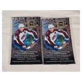 Lot of 2 Unopened Packs of 2022-23 Skybox Metal Universe Hockey Cards