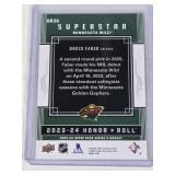 Brock Faber Rookie 2023-24 Upper Deck Honor Roll #HR36 - Minnesota Wild Hockey Card
