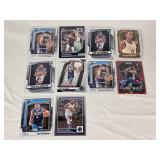 Lot of 9 Minnesota Timberwolves Basketball Cards Featuring Rob Dillingham, Karl-Anthony Towns, and Anthony Edwards - Rookies and Inserts