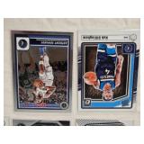 Lot of 9 Minnesota Timberwolves Basketball Cards Featuring Rob Dillingham, Karl-Anthony Towns, and Anthony Edwards - Rookies and Inserts