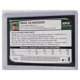 Max Scherzer Rookie 2008 Bowman #BDP33 - Arizona Diamondbacks Baseball Card