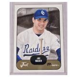 Joe Mauer Gold Rookie 2002 Just Minors Prototype #JPP-10 - Elizabethton Twins Baseball Card