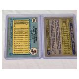 Lot of 2 Baseball Cards Featuring George Brett and Barry Bonds